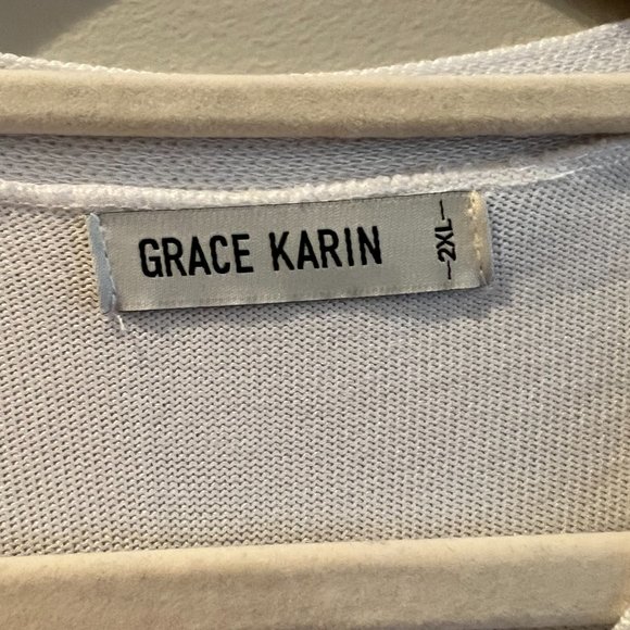 NWOT Women's Open Front Knit, Long Sleeved Cropped Bolero Shrug - Size 2X - Picture 3 of 4